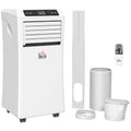 9000 BTU Portable Air Conditioner with Dehumidifier and Fan Cools Rooms up to 28m²