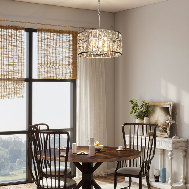 72 Inch Crystal Glass Chandelier Ceiling Light for Living Room or Hallway Silver Tone