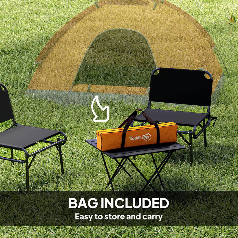 2 Person Camping Tent with Quick Setup and Mesh Windows for Fresh Air Orange