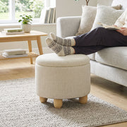 Storage ottoman - Beige