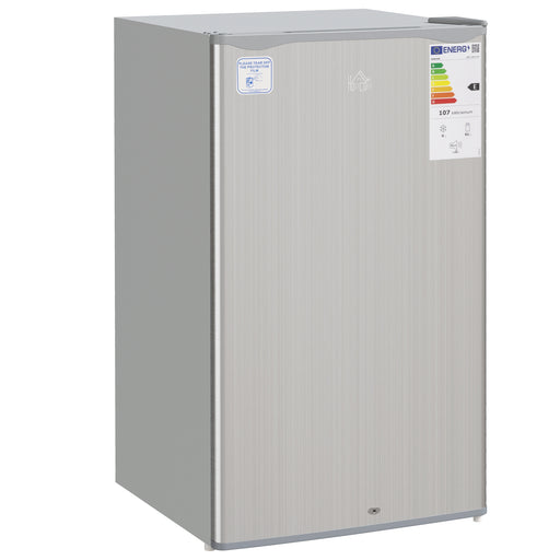 91L Freestanding Under Counter Fridge with Lock Grey by HOMCOM