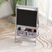 Grey 3-in-1 Kids Art Easel with Paper Roll and Storage by AIYAPLAY