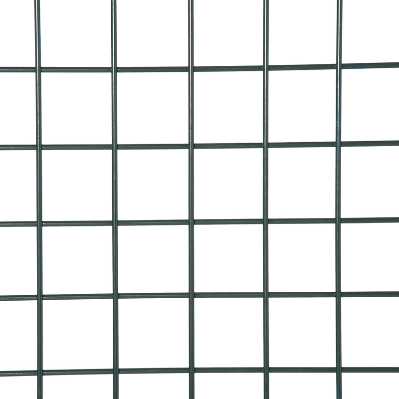 Garden Gate with Lock for Secure and Private Outdoor Entrance Steel Green Outsunny