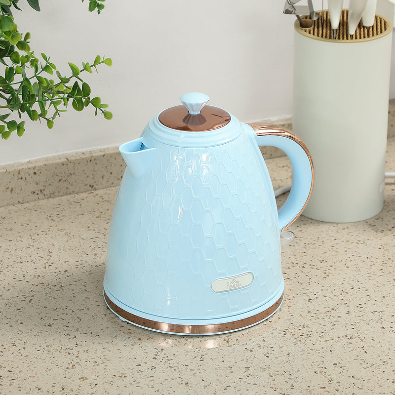 Honeycomb Kettle, Light Blue