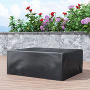Black Waterproof Garden Furniture Cover Large Anti-UV Patio Set Protector 235x190x90cm by Outsunny