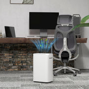 White 20L Per Day Portable Dehumidifier with Washable Filter for Home Use by HOMCOM