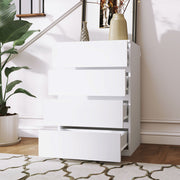 4 Drawer Chest Of Drawers With Storage Cabinets For Bedroom Organisation White