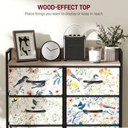 8 Drawer Chest of Drawers with Spacious Storage for Bedroom or Living Room White