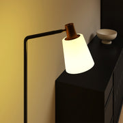 Modern Floor Lamp with Rotatable Head and Adjustable Colour Temperatures for Home, Black AOSOM