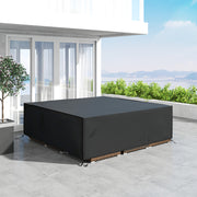 Large Square Waterproof Garden Furniture Cover 600D Oxford 230 x 230 x 70 cm Black by Outsunny