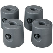 Outsunny HDPE Tent Weights Set of 4, Canopy Weights, Fill with Water or Sand, 48KG Outsunny