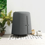 Grey Hanging Egg Chair Protective Cover 196 x 230 cm Weatherproof by Outsunny