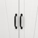 White Farmhouse Style Multi-Storage Cabinet with Shelves and Drawers by HOMCOM