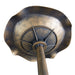71cm Vintage Bronze Bird Bath with Lotus Leaf Basin for Garden by Outsunny