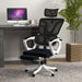 Image of an Ergonomic Computer Chair With Leg Rest