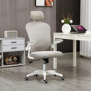 Image of a grey ergonomic desk chair