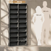 Tall Media Storage Unit Grey - image 3