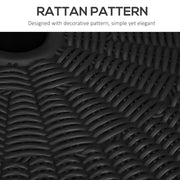 Rattan Effect 29kg Parasol Base Fillable With Water Or Sand For Garden Sun Shade