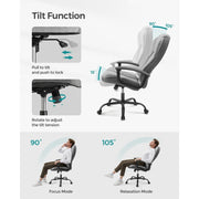 Image of a Grey Executive Office Swivel Chair 