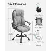 Image of a Grey Executive Office Swivel Chair 