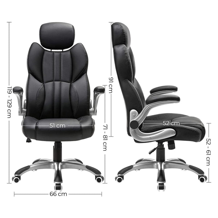 Image of a Black Executive Swivel Office Chair