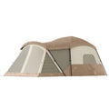 Family Camping Tent with Quick 2 Room Setup and Skylights for Easy Outdoor Living Brown Khaki