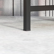 Black 3 Tier Foldable Metal Plant Stand for Indoor Outdoor Use by Outsunny