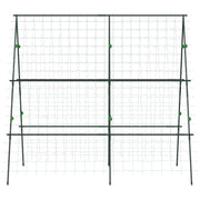 Adjustable Garden Trellis Frame for Climbing Plants Vegetables and Flowers Green AOSOM