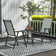 Small Round Mosaic Garden Table with Shelf Ceramic Tile Top for Outdoor and Indoor Use by Outsunny