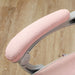 Pink and White Leather Reclining Gaming Chair With Footrest by HOMCOM