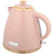 3kW Rapid Boil Electric Kettle With Honeycomb Design Ideal For Quick Brews, Pink