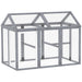 Large Wooden Chicken Run with Combinable Design and Secure Enclosure by PawHut