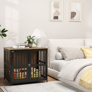 Indoor Dog Crate with Anti-Chew Mesh and Escape-Proof Door for Medium Dogs 80cm by PawHut