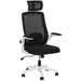 Black Adjustable Swivel Office Chair with Padded Seat by HOMCOM