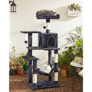 Feandrea Tall Grey Cat Tree Tower For Indoor Cats