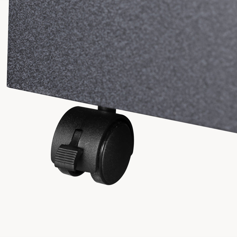 Lockable Filing Cabinet with 2 Drawers and Wheels for Office Storage by Songmics