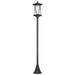 LED Solar Outdoor Lamp Post Garden Light 1.3M Waterproof IP44 Cool White by Outsunny