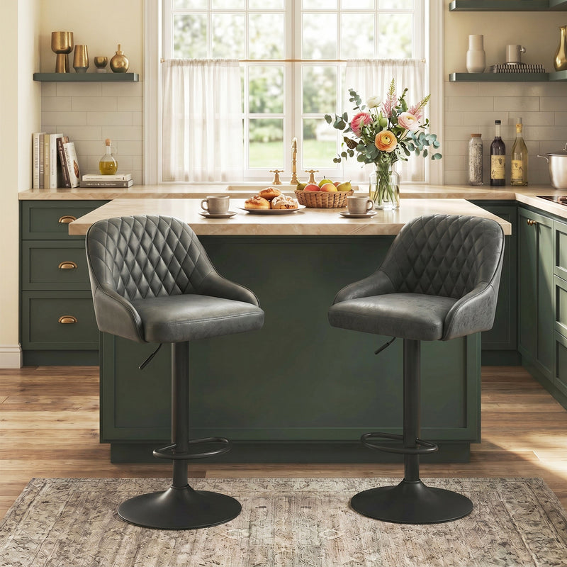 Adjustable bar stools - Dark Grey