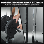 Cable Crossover Machine with Lat Pull Down for Full Body Strength Training Grey AOSOM