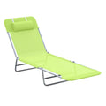 Folding Sun Lounger Outsunny