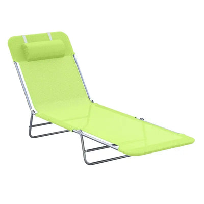 Folding Sun Lounger Outsunny