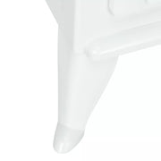 Image of a White Vintage Free Standing Electric Fireplace