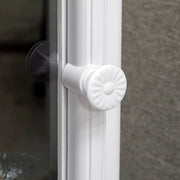 Image of a Free Standing White Electric Fire With Realistic Flame Effect