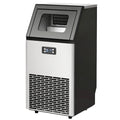 Freestanding Commercial Ice Maker | 45kg Daily Output | LCD Display | Silver & Black Homcom
