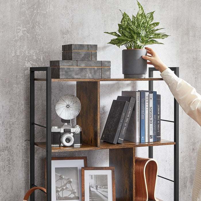 Image of a Freestanding 5 Tier Industrial Bookcase by Vasagle