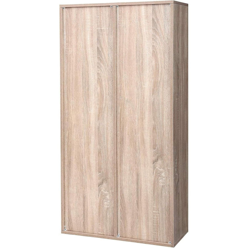 Freestanding 8 Cube Bookcase Oak by Vasagle