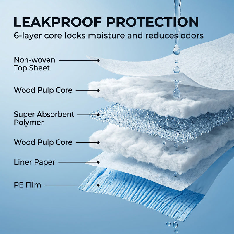 Disposable Dog Nappies for Female Incontinence and Heat Protection Small White