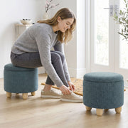 Storage ottoman - Blue