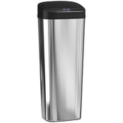 50L Stainless Steel Sensor Bin With Hands Free Automatic Lid For Kitchen Silver AOSOM