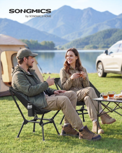 Lightweight Folding Camping Chair Steel Frame 48x56x69 cm by SONGMICS Songmics